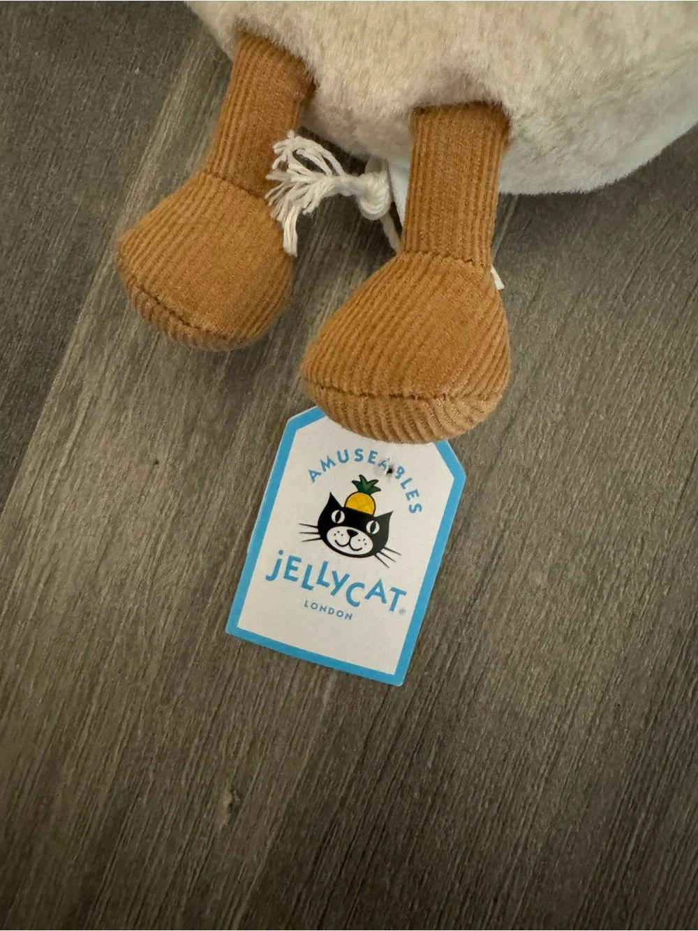 Jellycat Cream & Yellow Bunny Plush Easter edition